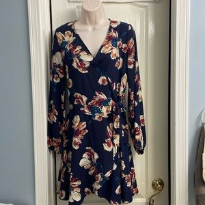 Floral Wrap Dress